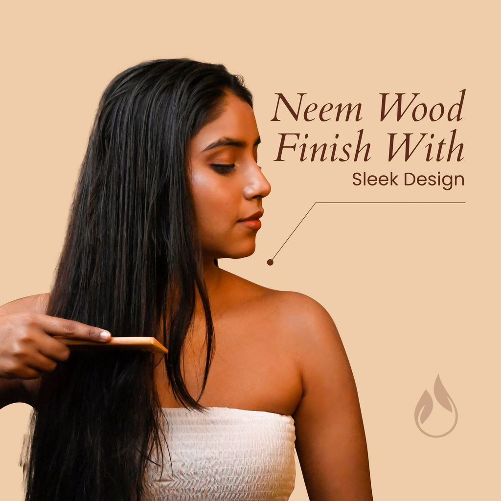 Panash Prasadana Neem Hair Comb | Grocsy