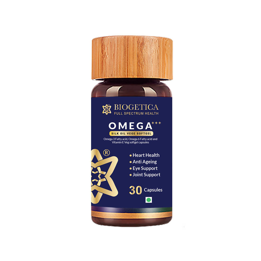 Biogetica Omega+++ Silk Oil Vege Softgel Capsules | Grocsy