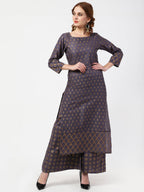 Cheera Kurta Palazzo & Dupatta Set (CH103KPD) | Grocsy