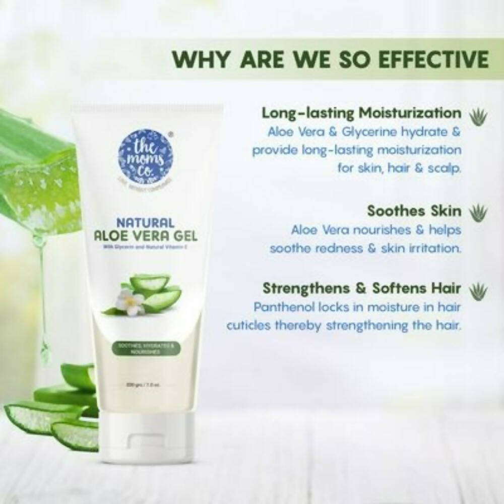 The Moms Co Natural Aloe Vera Gel | Grocsy
