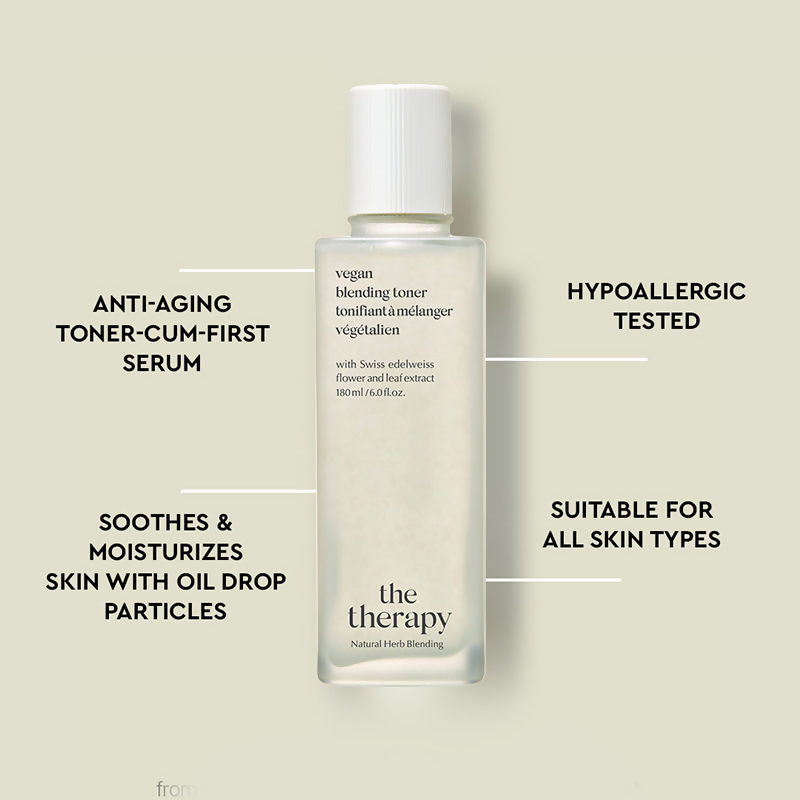 The Face Shop The Therapy Vegan Blending Toner - Korean Skincare | Grocsy