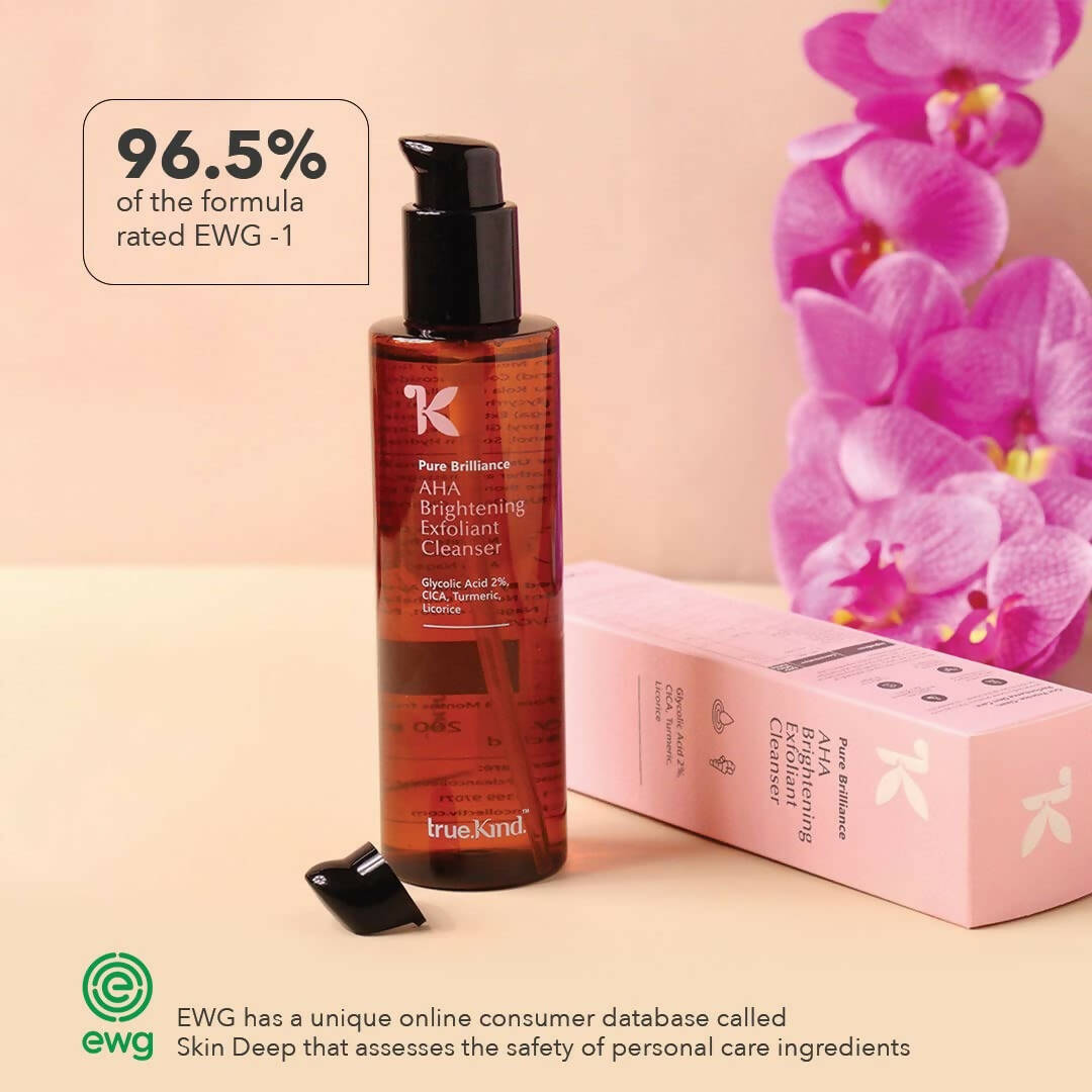 True Kind Pure Brilliance Aha Brightening Exfoliant Cleanser | Grocsy