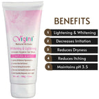 Vigini Natural Actives Vaginal Lightening Whitening Intimate Feminine Hygiene Gel Wash for Women | Grocsy