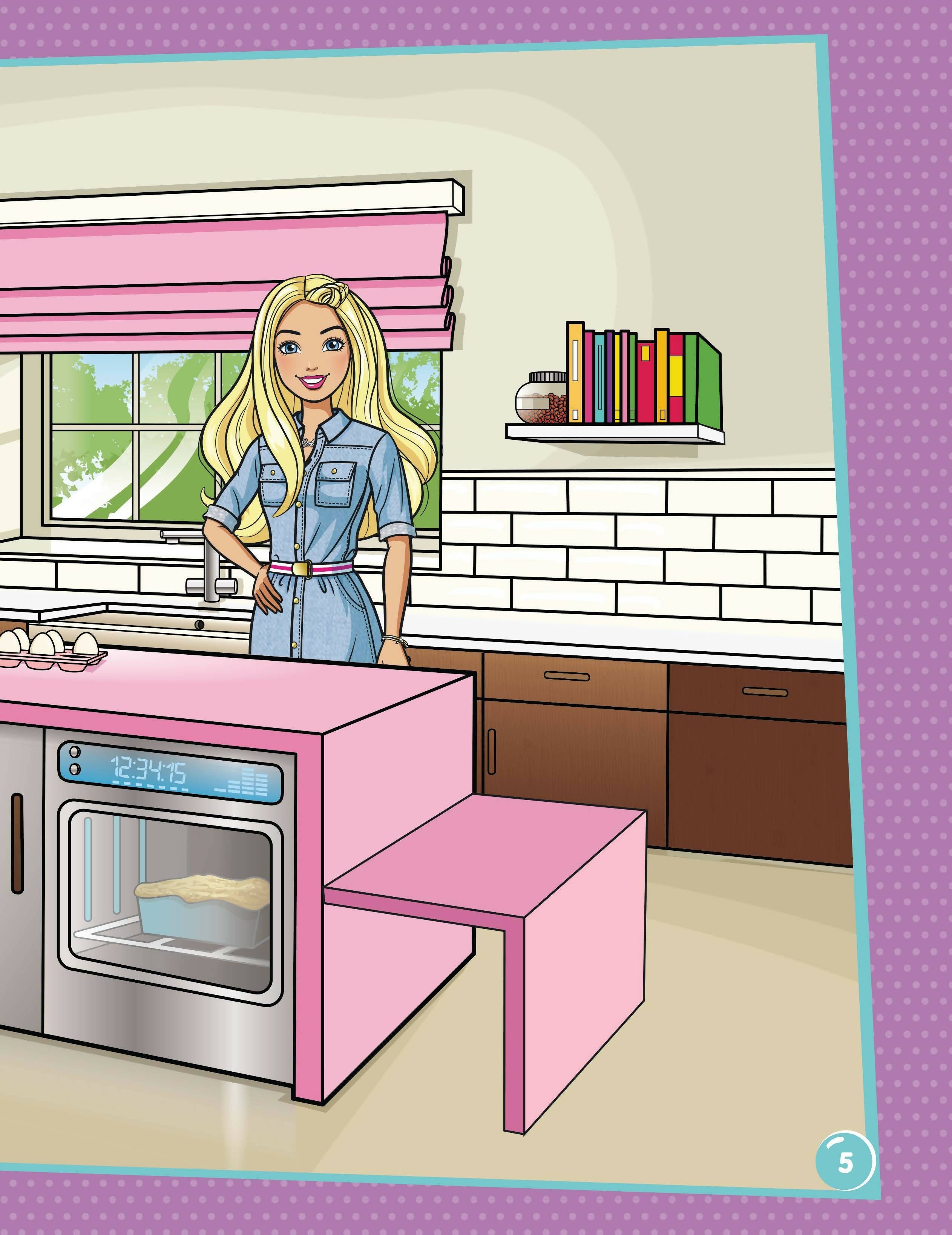 Dreamland Publications Barbie Dreamhouse Adventures -Dream House Decorate with Stickers | Grocsy