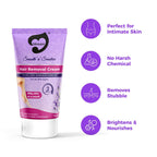 Oraah PCOS PCOD Care Combo (Kahwa Tea, Hair Removal Cream & Intimate Wipes) | Grocsy