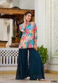 Designer Stylish Cream Dull satin Stitched Suit With Dupatta - Samya | Grocsy