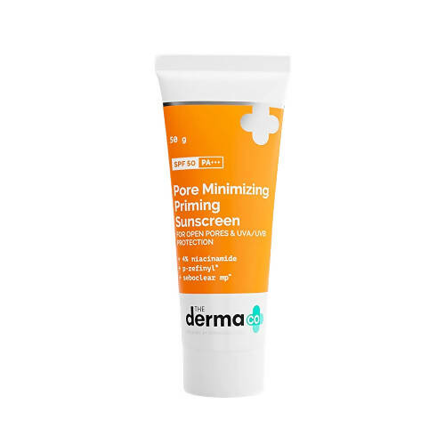The Derma Co Pore Minimizing Priming Sunscreen With SPF 50 | Grocsy