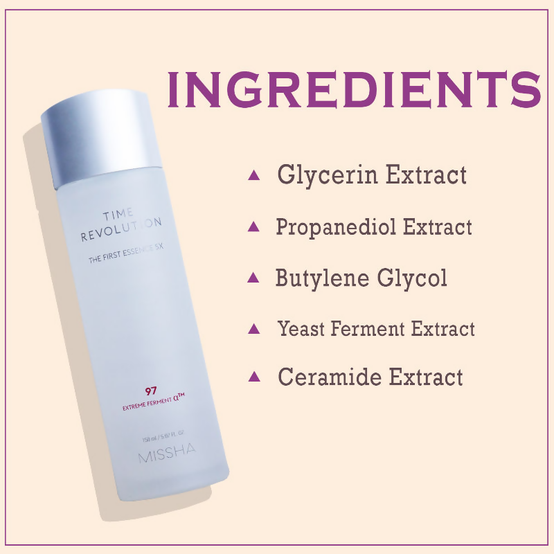 Missha Time Revolution The First Essence 5x | Grocsy