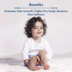 Blue Nectar Baby Hair Oil With Organic Ghee & Almond Oil | Grocsy