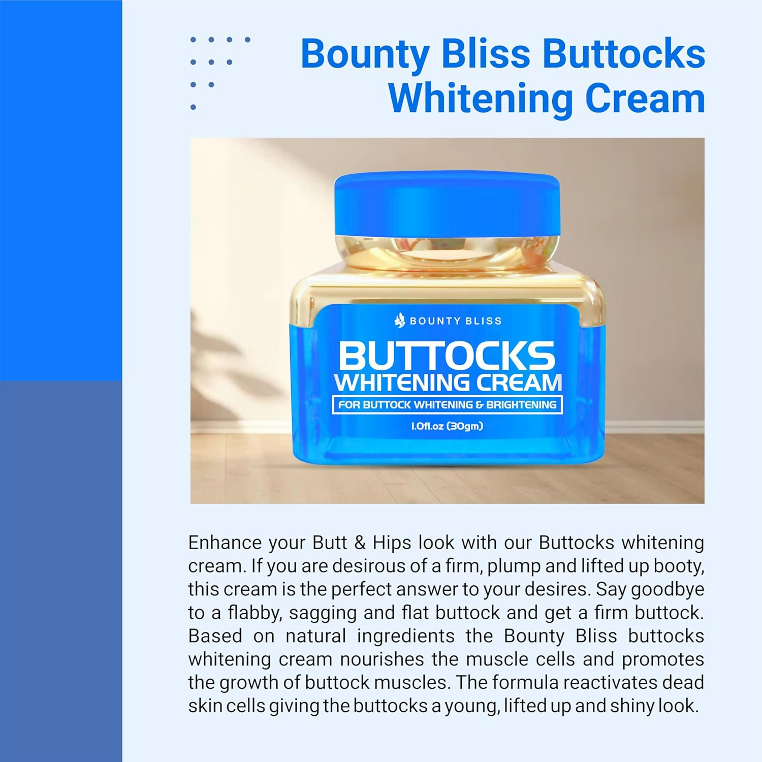 Bounty Bliss Buttlock Whitening Cream | Grocsy