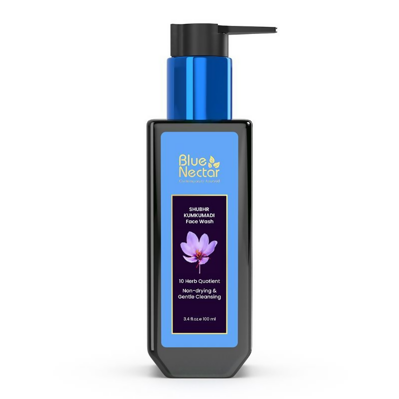 Blue Nectar Kumkumadi Brightening Face Wash | Grocsy