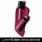 Lakme Absolute Matte Melt Liquid Lip Color-Mulberry Feast | Grocsy