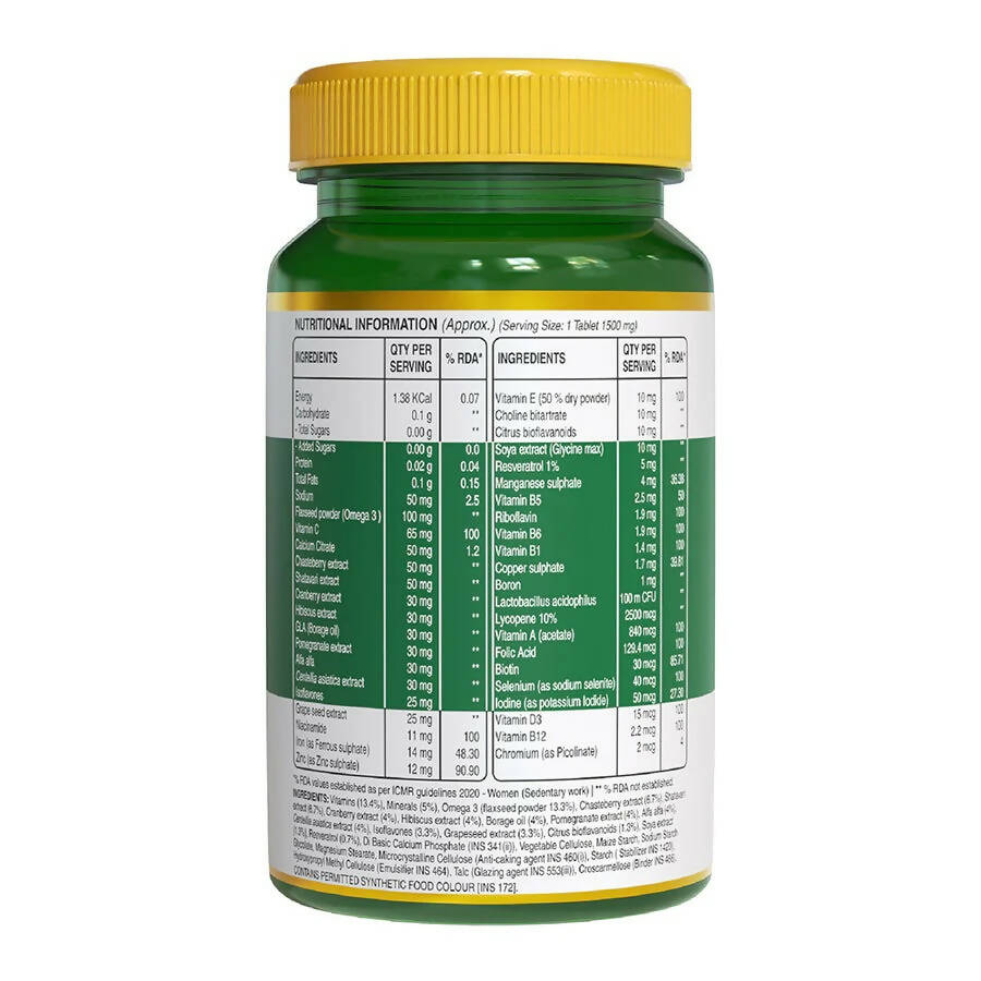 Pure Nutrition Multivitamin For Women Veg Tablets | Grocsy