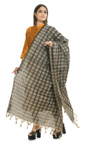 Mominos Fashion Moeza Handloom Black Color Cotton Dupatta | Grocsy
