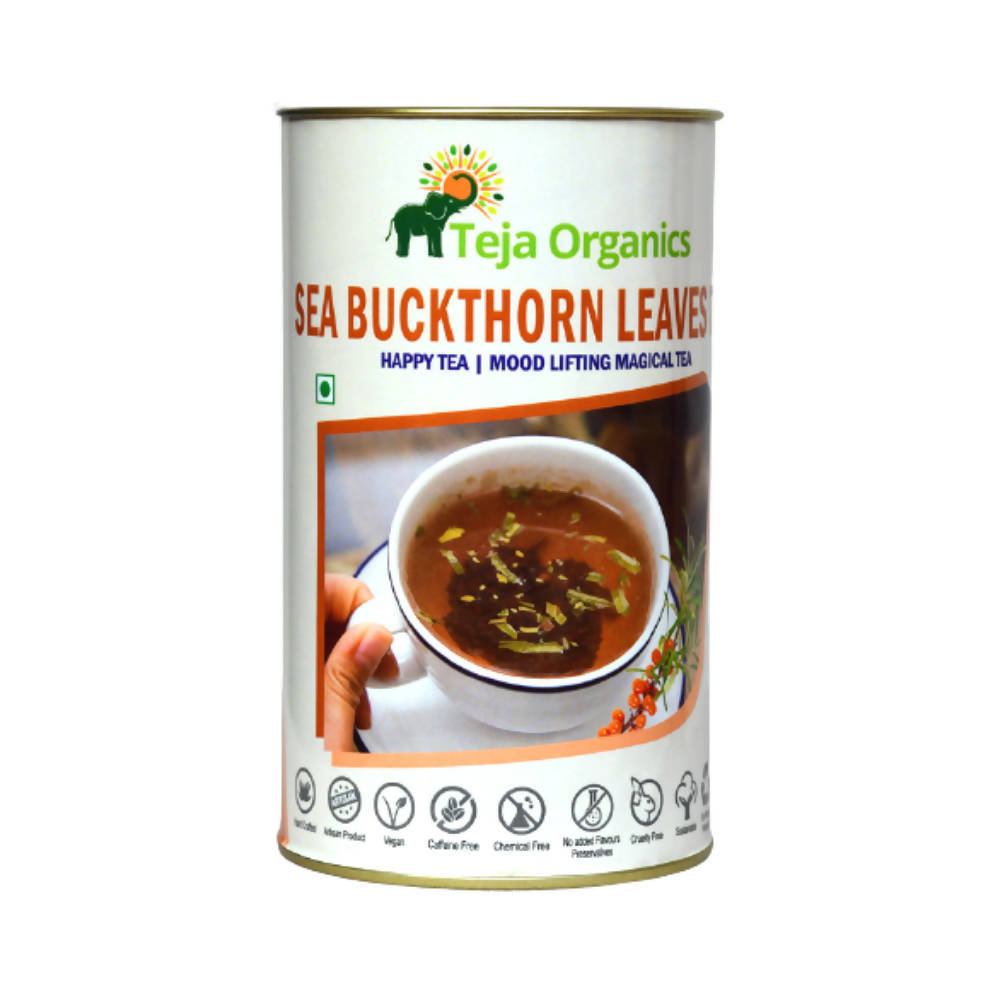 Teja Organics Sea Buckthorn Leaves Tea | Grocsy