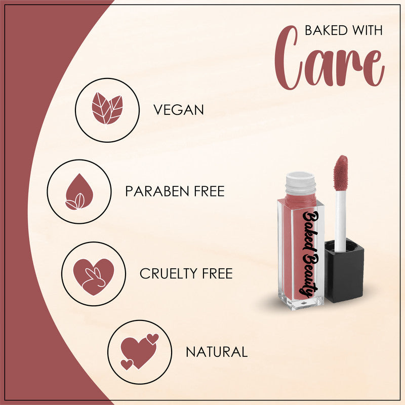 Baked Beauty Liquid Matte Lipstick Nude Palette (Set of 9) | Grocsy