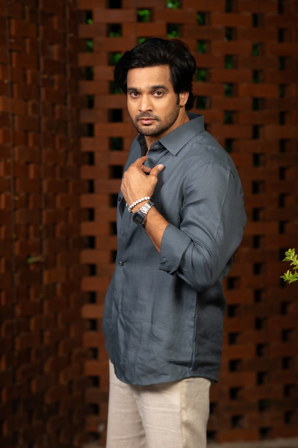 Linen Gray Ocean Haze Shirt By Hilo Design | Grocsy