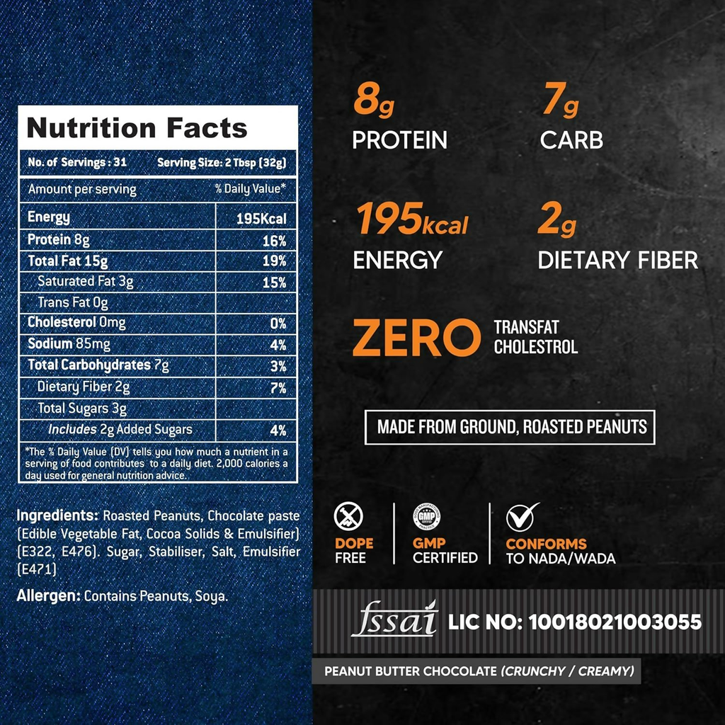 As-It-Is Nutrition Atom Chocolate Peanut Butter Creamy | Grocsy
