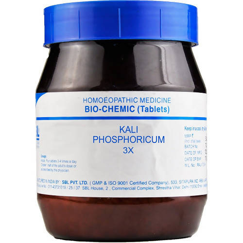 SBL Homeopathy Kali Phosphoricum Biochemic Tablets | Grocsy