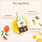 VI-JOHN Prakritik Vitamin C Face Serum Brightening, Anti-Aging & Glowing Skin, 100% Bio-Actives | Grocsy