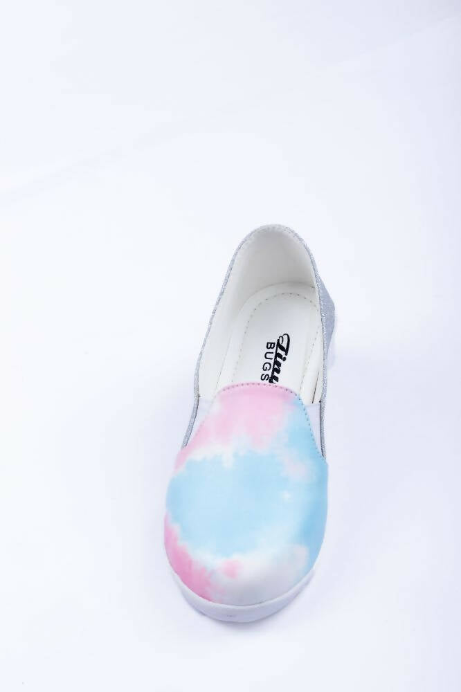 Tiny Bugs Girls Multi Color Prited Flat Casual Wear Ballerinas - Multi Color | Grocsy