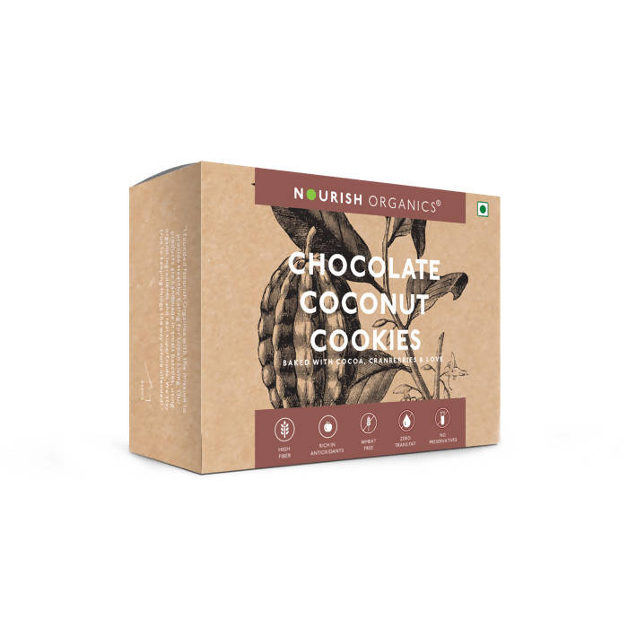 Nourish Organics Chocolate Coconut Cookies | Grocsy