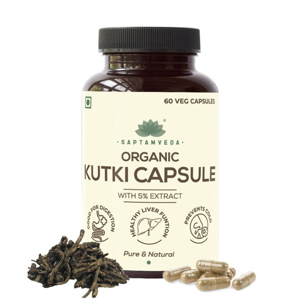 Saptamveda Organic Kutki Capsules | Grocsy