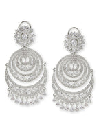 Diamond Chand Earrings- Ruby Raang | Grocsy
