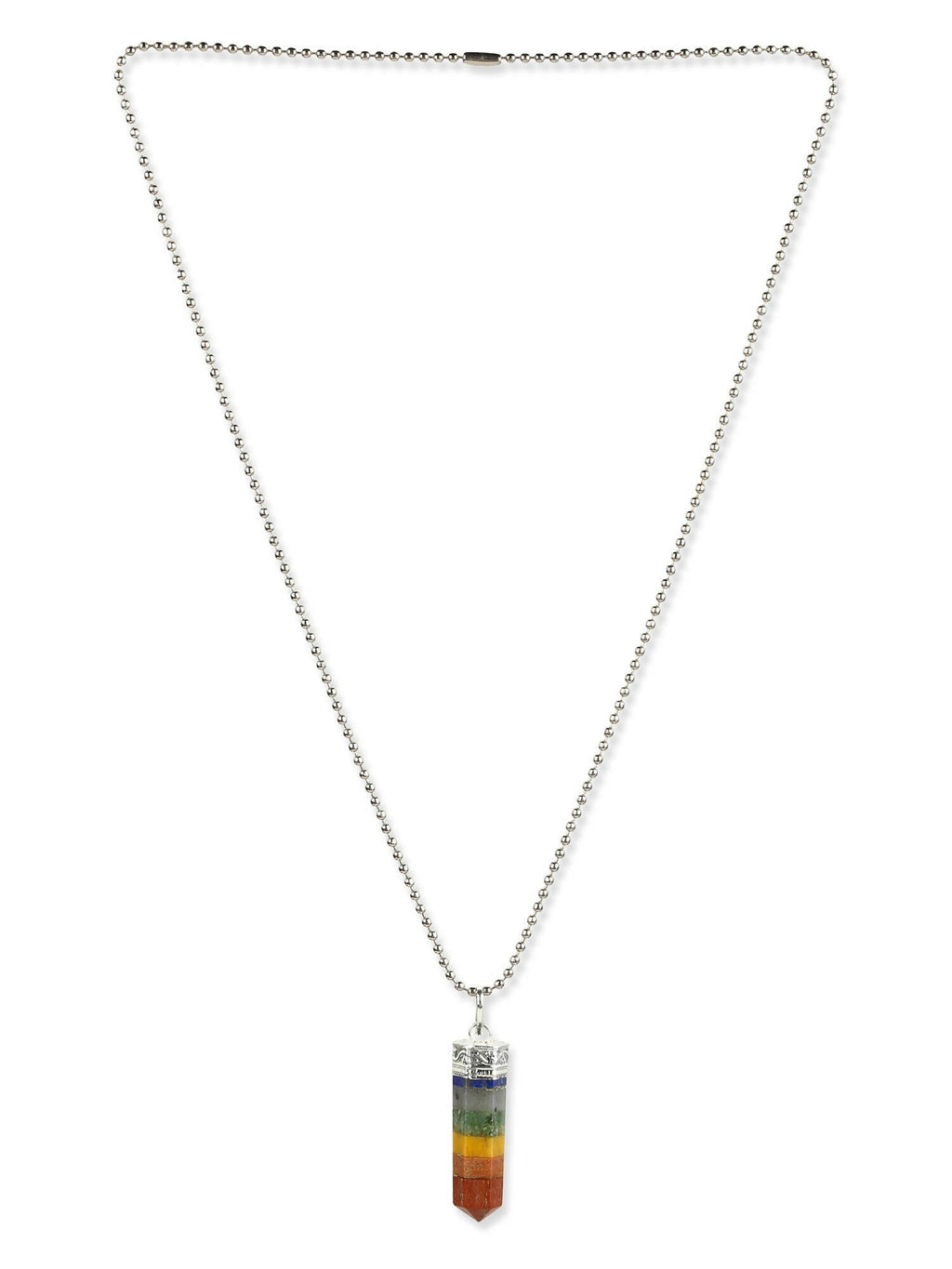 Silver-Plated Necklace - Ruby Raang | Grocsy