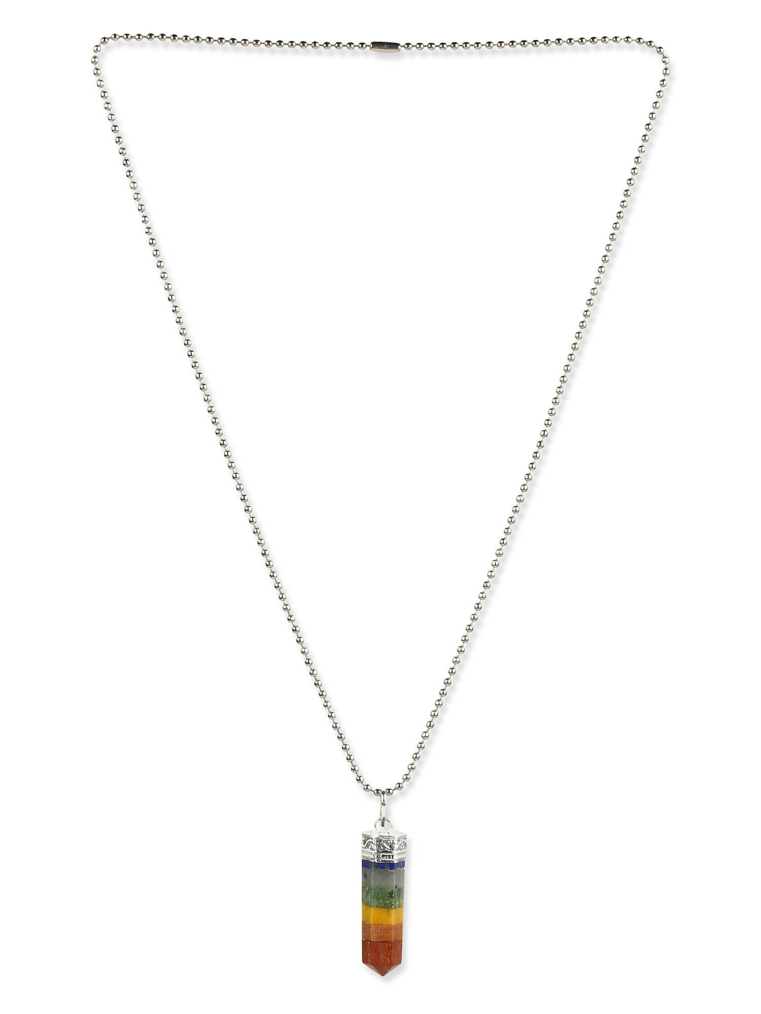 Silver-Plated Necklace - Ruby Raang | Grocsy