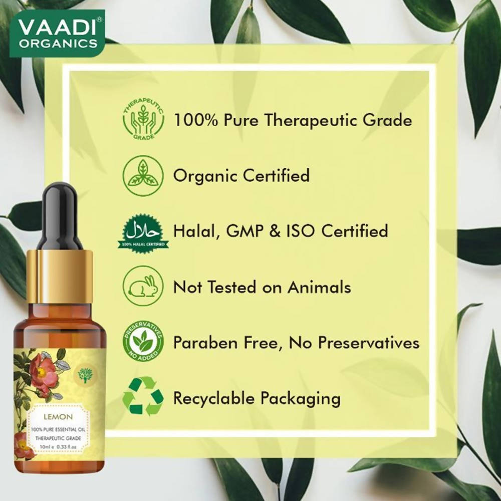 Vaadi Herbals Lemon Oil Therapeutic Grade | Grocsy