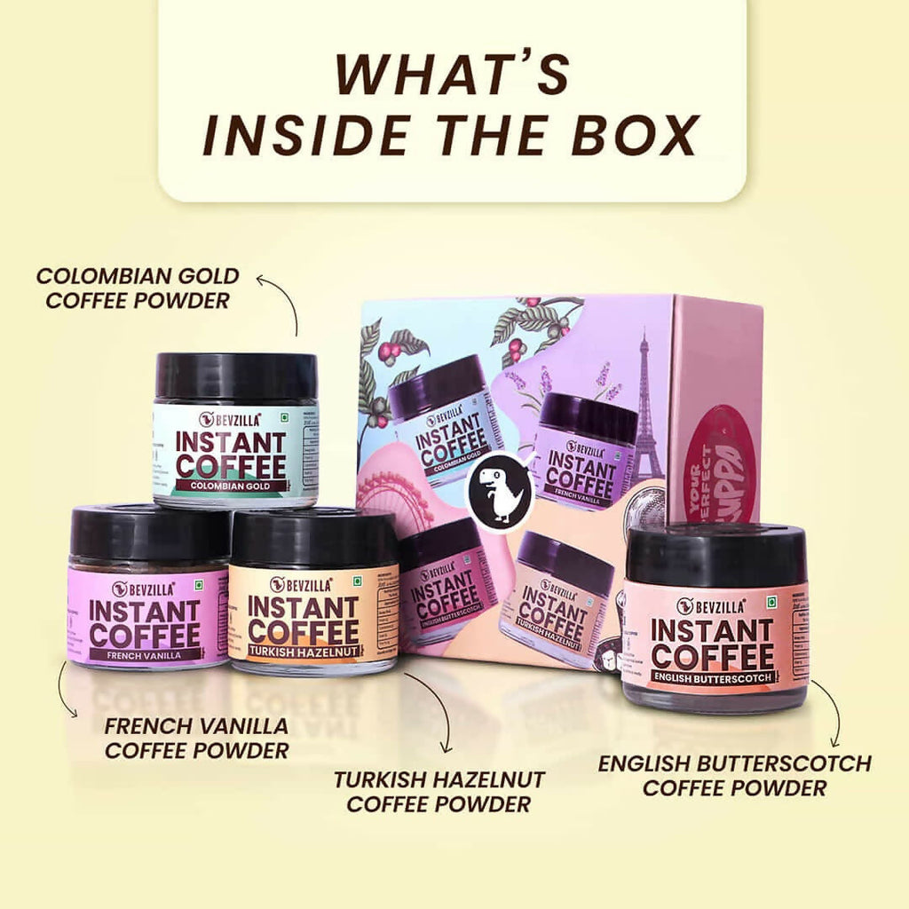 Bevzilla Flavoured Instant Coffee Powder | Grocsy