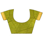 Joban Fashion Light Green Banarasi Soft Silk Woven Saree | Grocsy