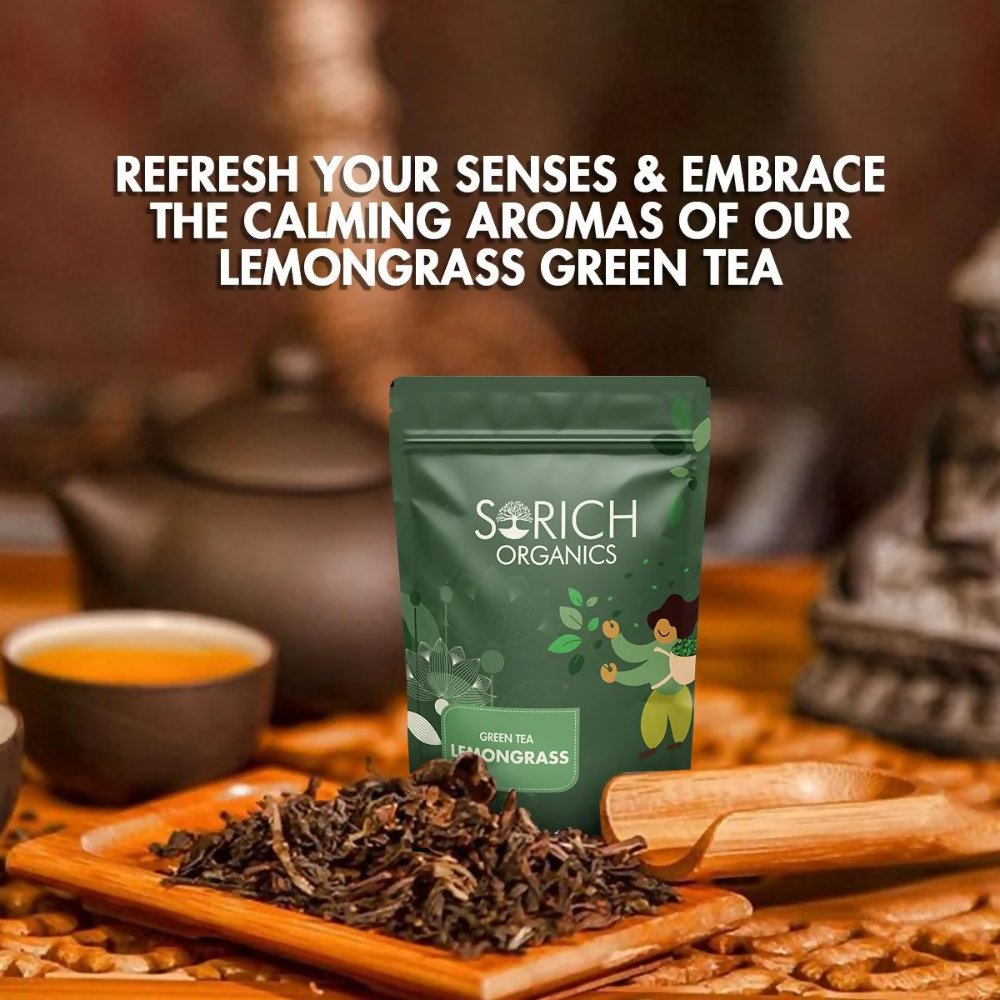 Sorich Organics Lemongrass Green Tea | Grocsy