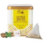 The Indian Chai - Licorice Mulethi Zing Tea 30 Pyramid Tea Bags | Grocsy