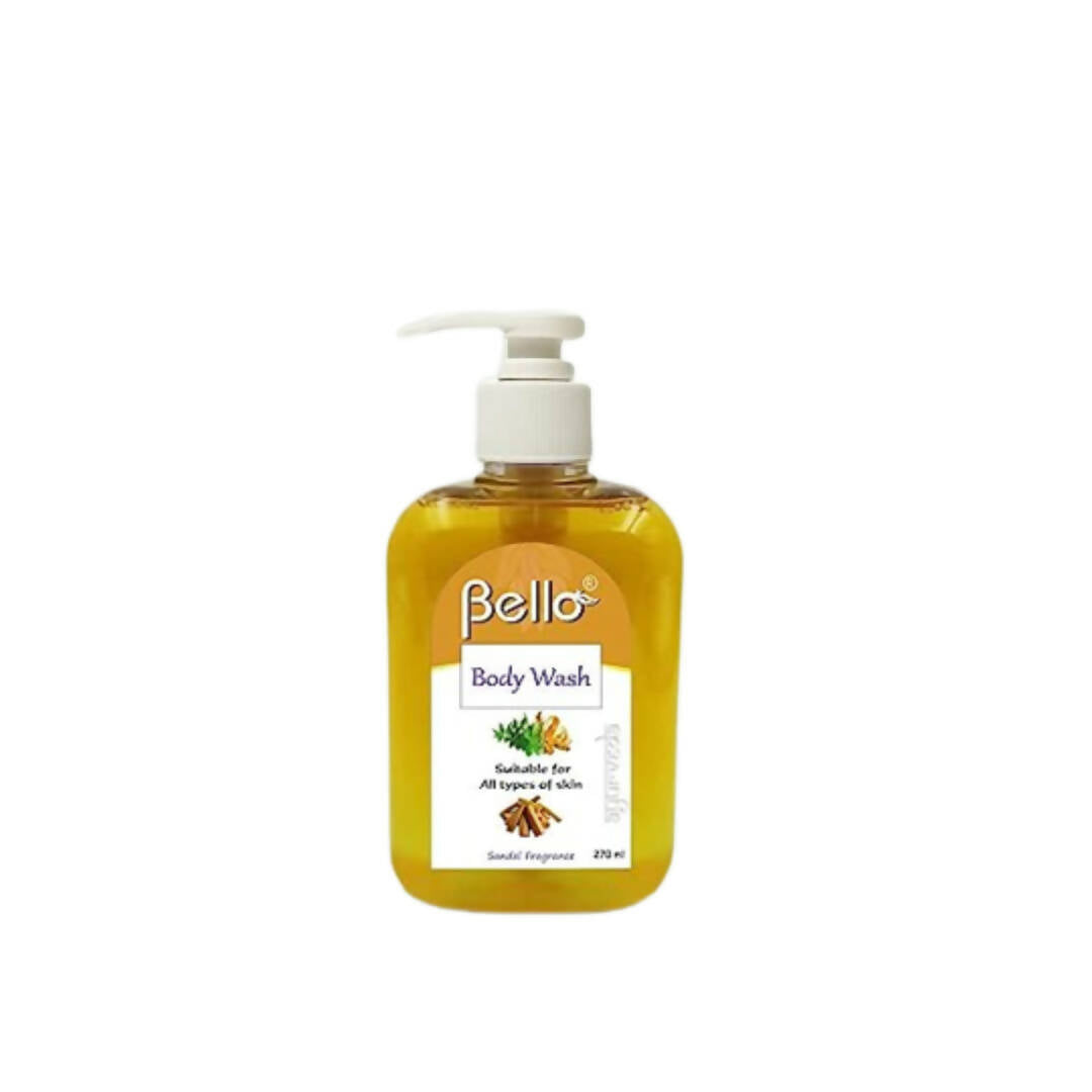 Bello Herbals Pure & Gentle Body Wash Sandal Fragrance | Grocsy