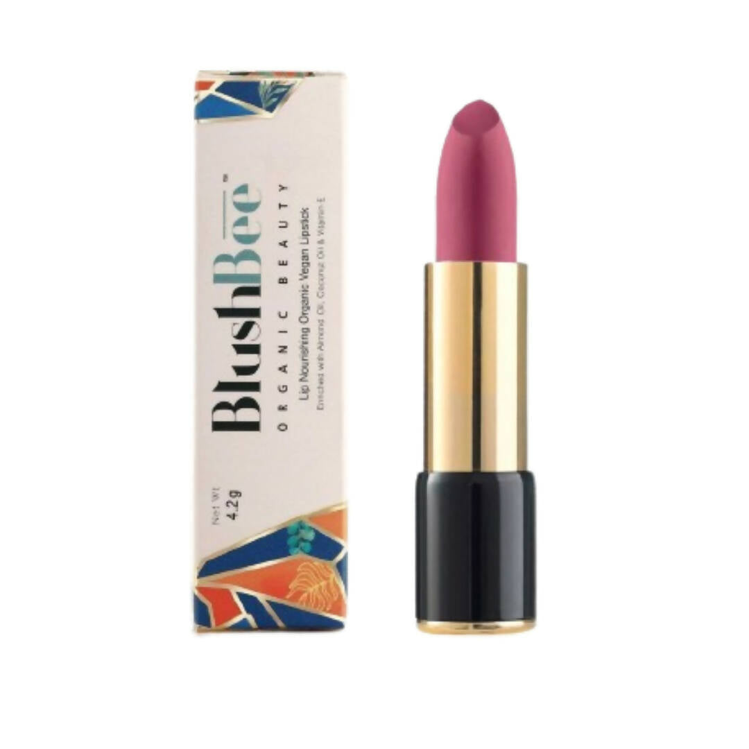 BlushBee Organic Beauty Lip Nourishing Vegan Lipstick - Mystic Mauve | Grocsy