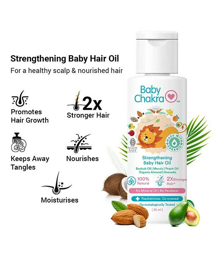 BabyChakra Massage Oil Hair Oil & Coconut Oil Combo | Grocsy