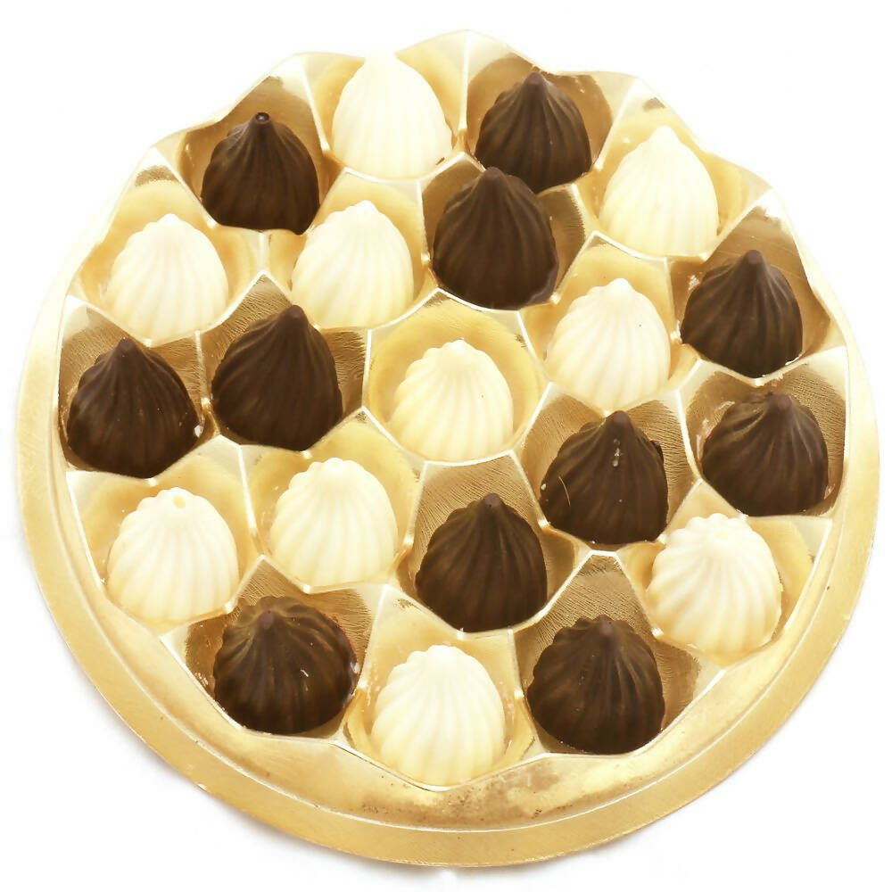 Ghasitaram Dark and White Chocolate Modaks | Grocsy