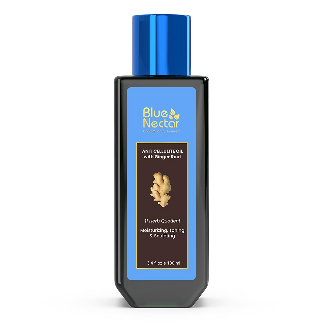 Blue Nectar Ginger Oil Anti Cellulite Body Massage Oil | Grocsy