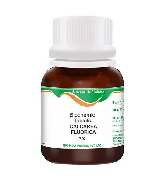 Bio India Homeopathy Calcarea Fluorica Biochemic Tablets | Grocsy