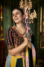 AI Fashion Multi Color Maslin Cotton Designer Navratri Lehenga Choli Collection | Grocsy