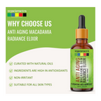 Organix Mantra Anti-Aging Macadamia Radiance Elixir Natural Face Care Serum | Grocsy