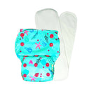 Kindermum Nano Aio Cloth Diaper With 2 Organic Cloth Insert- Seashore For Kids | Grocsy