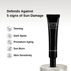 The Formularx Hydrashield Vitamin C + Peptide Sunscreen Spf 50 Pa++++ For Oily, Acne Prone Skin | Grocsy
