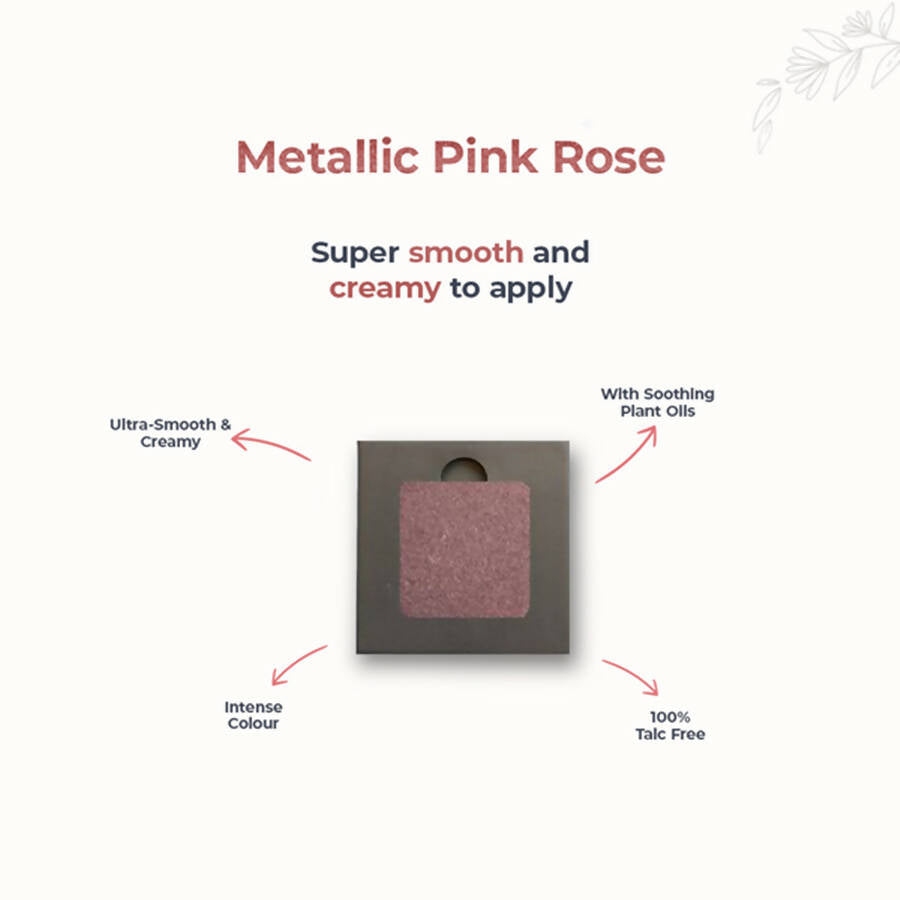Disguise Satin Smooth Eyeshadow Squares - Metallic Pink Rose 208 | Grocsy