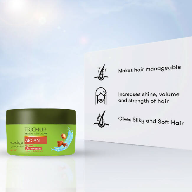 Vasu Healthcare Trichup Argan Herbal Hair Cream | Grocsy