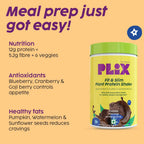 PLIX The Plant Fix Fit & Slim Smoothie Plant Protien Shake Powder - Chocolate | Grocsy