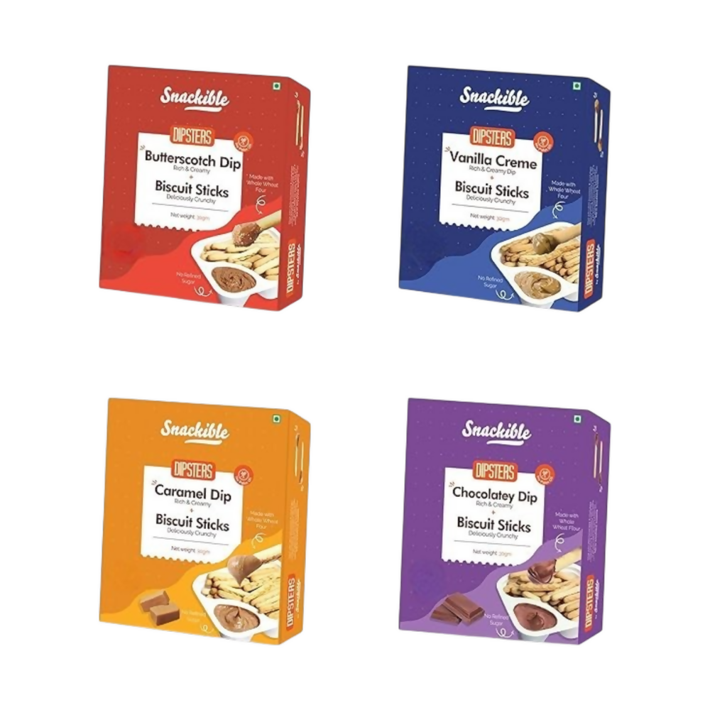 Snackible Assorted Mini Dipsters Combo | Grocsy