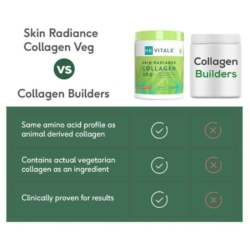 HK Vitals Skin Radiance Collagen Powder Veg - (Mixed Fruit) | Grocsy